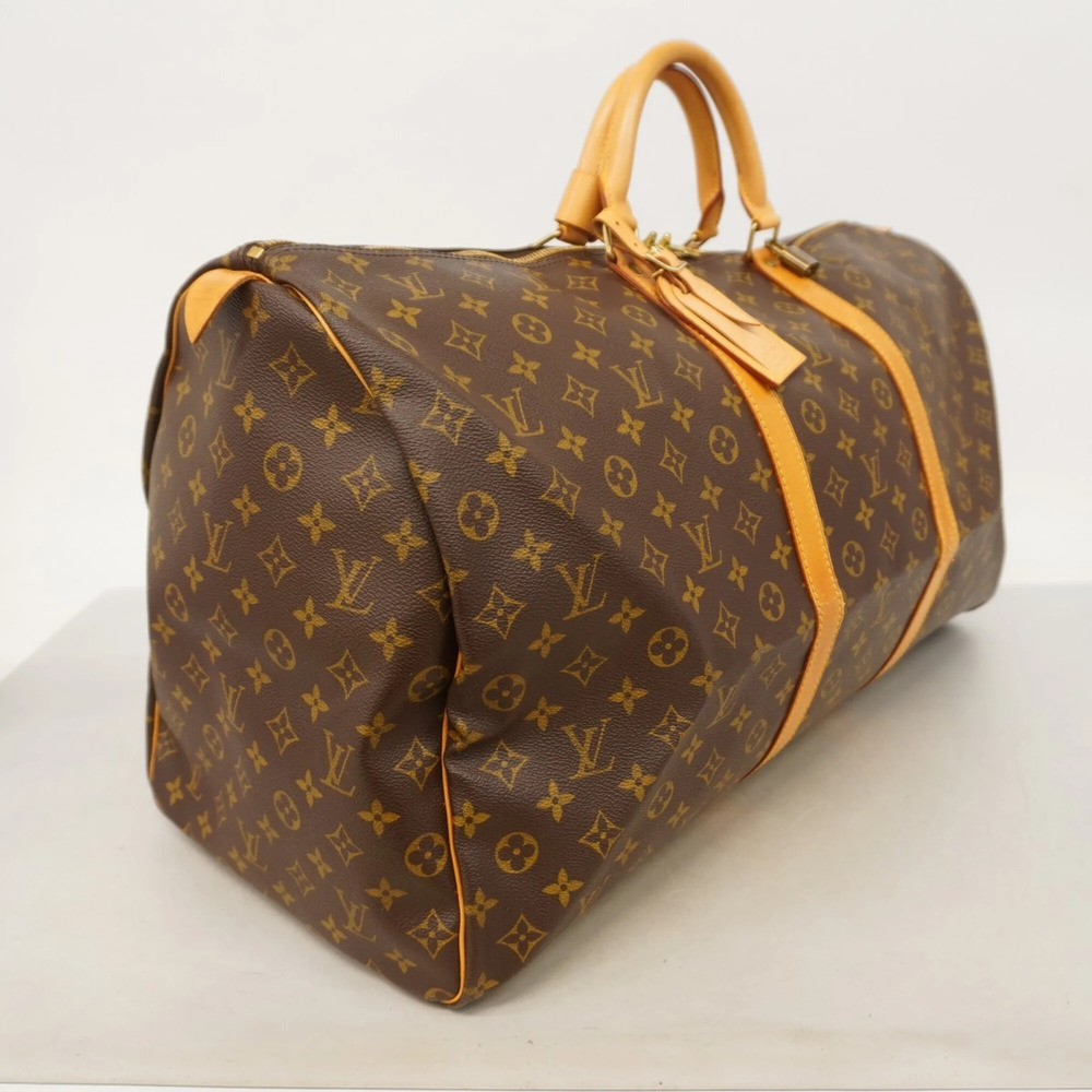 LOUIS VUITTON Brown Monogram Keepall 60 Boston Bag - Picture 2 of 14